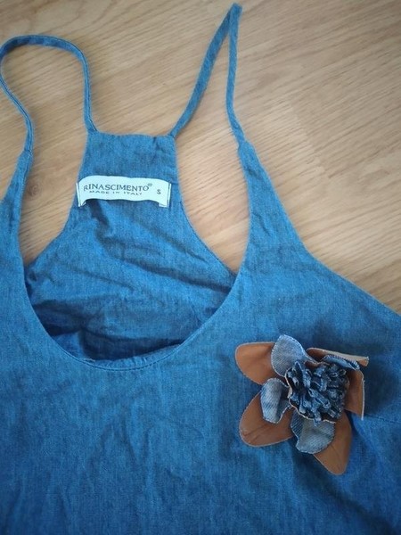 Women Rinascimento Shirt Navy Denim 36