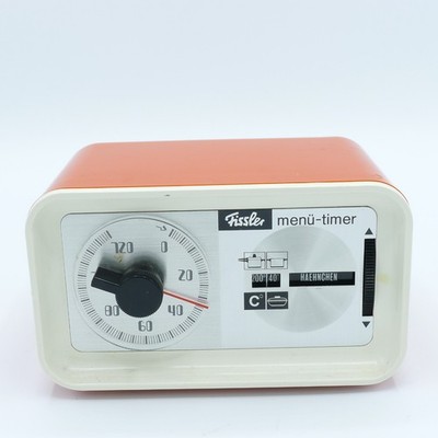 Kurzzeitmesser Fissler Menü-Timer Vintage Orange 70er Jahre getestet