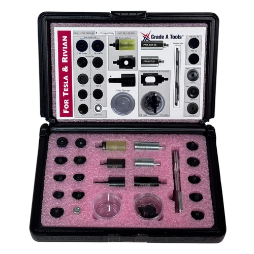 Self Piercing Rivet Die Kit - For Tesla & Rivian - 24 Piece Kit for SPR Repairs