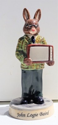 Royal Doulton Bunnykins Inventors DB 439 John Logie Baird Limited Edition 2007