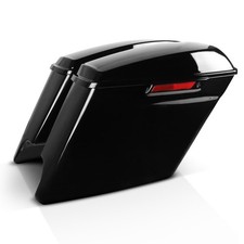 Seitenkoffer Stretched für Harley Davidson Touring Modelle 2014- Latch Black geb