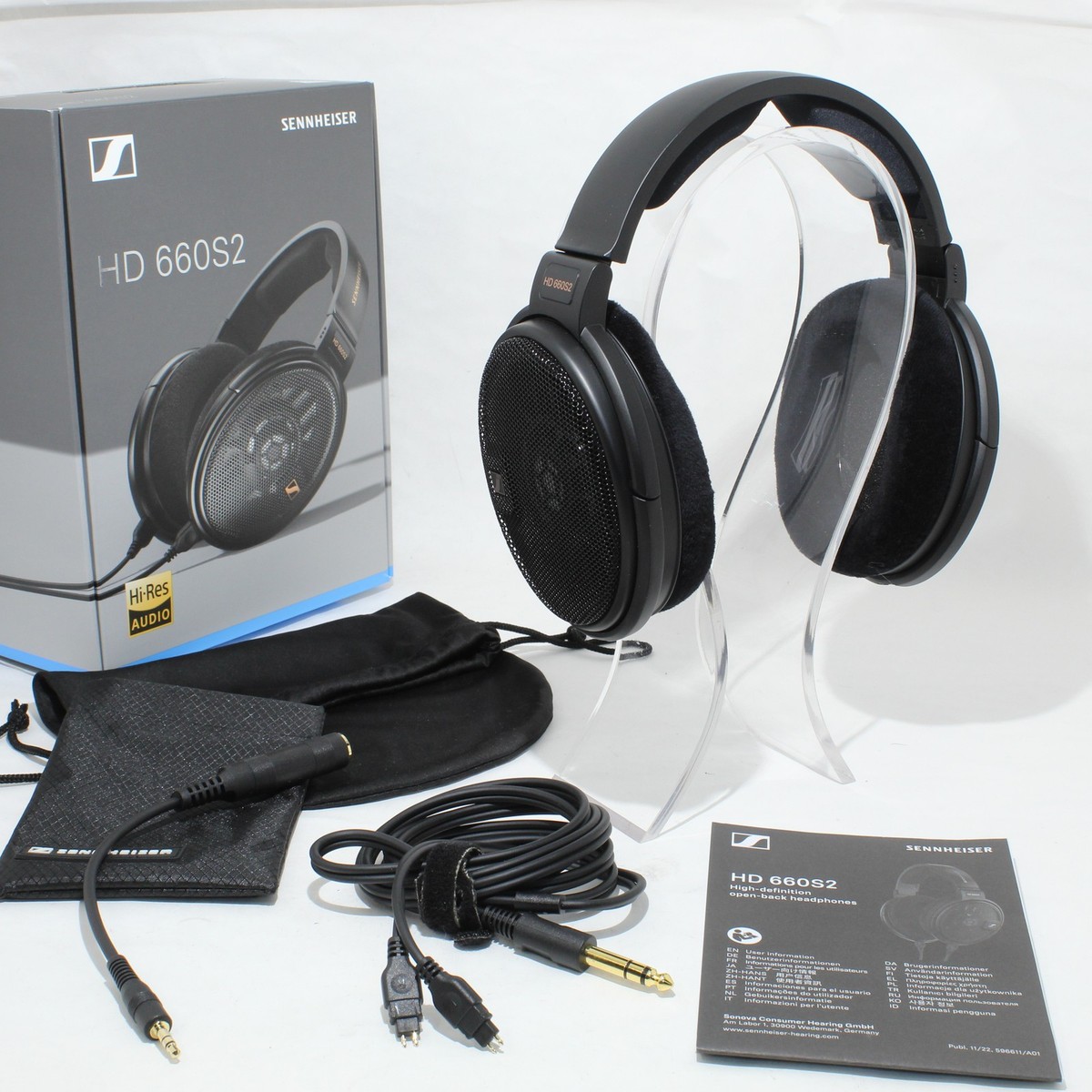 Excellent Sennheiser HD 660S2 Open Back Audiophile Headphones 