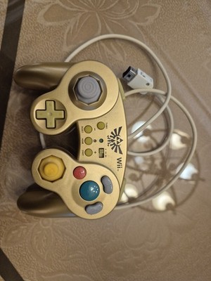 HORI Battle Pad Zelda Gold Wii U Wired Controller | Very Good | Untested