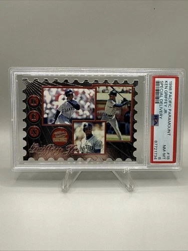 1998 Pacific Paramount KEN GRIFFEY JR Special Delivery #18 PSA 8