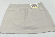 32 Degrees Cool Women's Soft 4-Way Stretch Comfort Skort, Light Gray, Size S