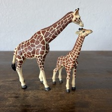 MOJO Toys Mother Giraffe And Calf Animal Figurines Lot Of 2