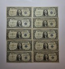 1935 One Dollar "Silver Certificate" Notes ($1 Lot of 10) — photo 1