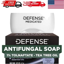 Defense Antifungal Bar Soap - Medicated Treatment for Athlete's Foot & Jock Itch