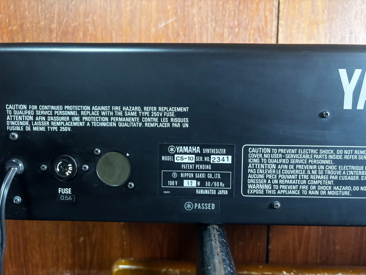 Yamaha CS10 vintage analog monophonic synthesizer for sale online