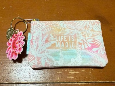 Papaya Women's LIFE IS MAGIC ''Jungle'' Coin Purse 3'' x 5'' CP049 - NEW