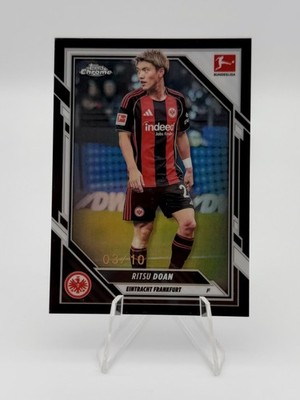 Ritsu Doan /10 Black - Topps Bundesliga Chrome 25/26