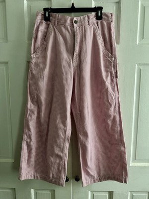 DENIMIST Work Wear Sanforized Pink Stripe Carpenter Pants Size 29 EUC