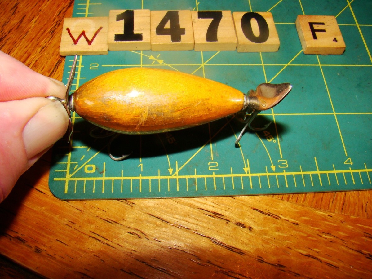 W1470 F SMITHWICK BUCK & BAWL WOODEN FISHING LURE | eBay