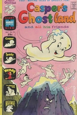 Casper's Ghostland #78 VG/FN 5.0 1974 Stock Image Low Grade