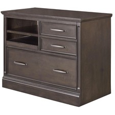 Parker House Shoreham Farmhouse Wood Functional File in Brown