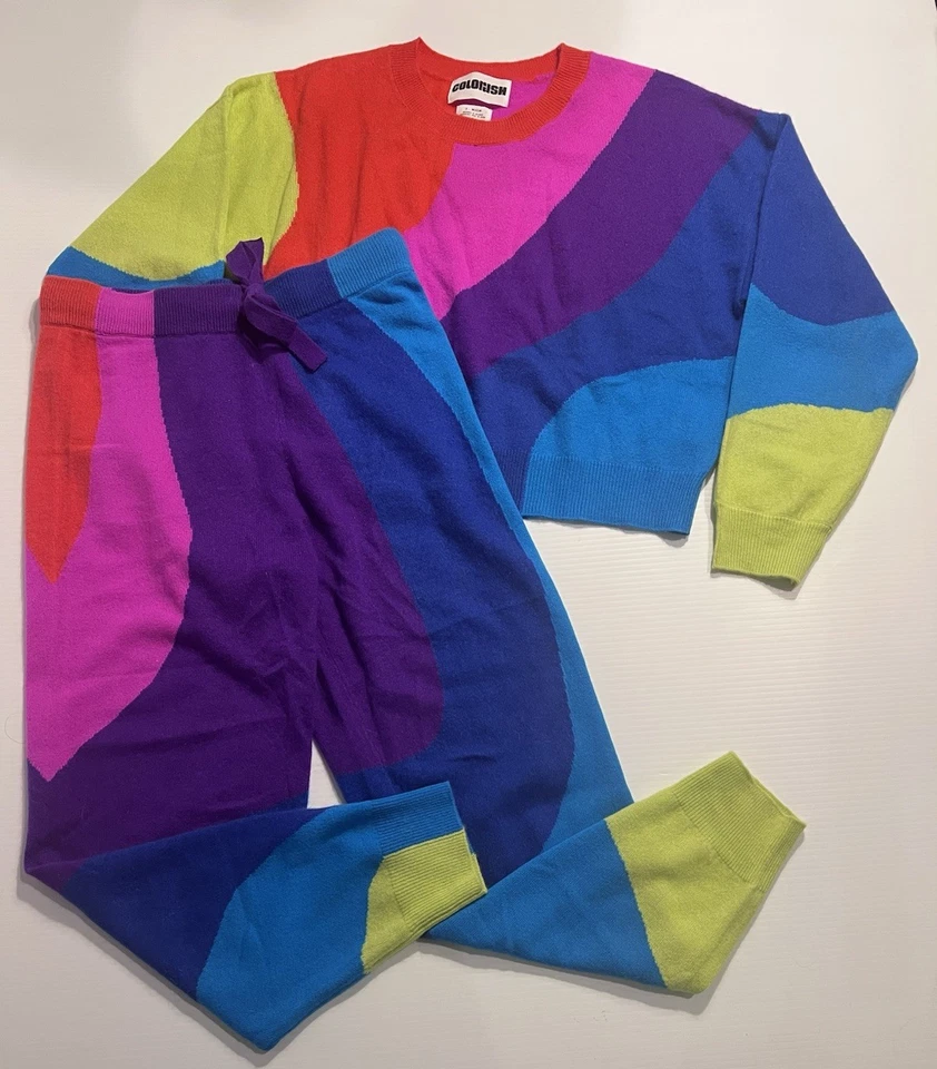 Conjunto Jogger Colorush Cashmere Cuello Redondo Onda Media Raya C-RUSH Foto 4 de 4