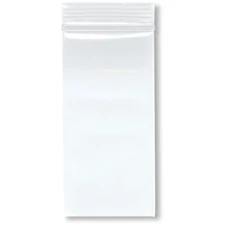 Plymor 2" x 4", 4 Mil Heavy Duty Zipper Reclosable Plastic Bags