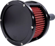 FEULING PARTS 5423 BA Race Series Air Cleaner Kit - Black Anodized - Red filter