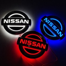 Nissan Logo Emblem 5d White Blue Red Led Illuminate Exterior Car Badge 117x100mm Nissan Logo Emblem 5d White Blue Red Led Illuminate Exterior Car Badge 117x100mm