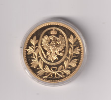 GERMANY FURSTEN ZECHE 1803 B 2006 RESTRIKE BU Proof 40mm Gold Plated KK187