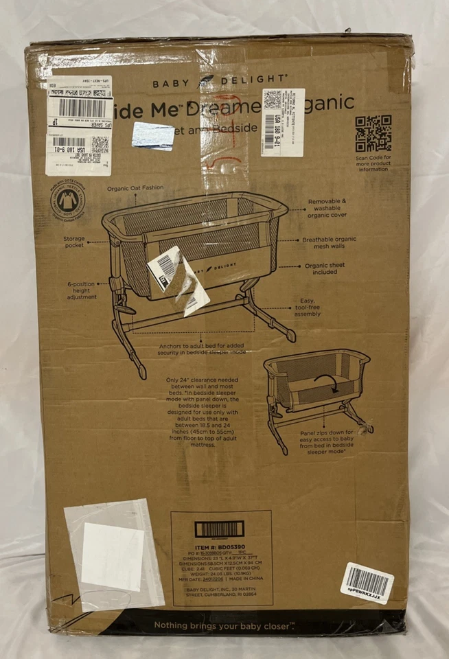 Cuna Baby Delight Beside Me Wink Bedsidel Pop Foto 2 de 4