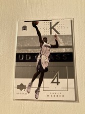 2002-03 UD Glass Chris Webber Base Card #72