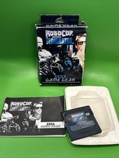 SEGA GAME GEAR ROBOCOP VERSUS TERMINATOR - TESTED + WARRANTY - BOXED + MANUAL
