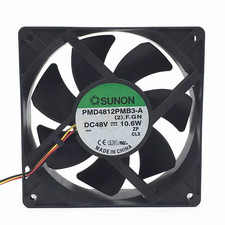 1PCS SUNON PMD4812PMB3-A 2 .F.GN 12038 DC48V 10.6W 0.22A 3-wire cooling fan