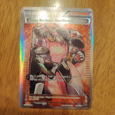 Pokemon TCG Team Rocket's Handiwork (Full Art) 124/124 Fates Collide Holo
