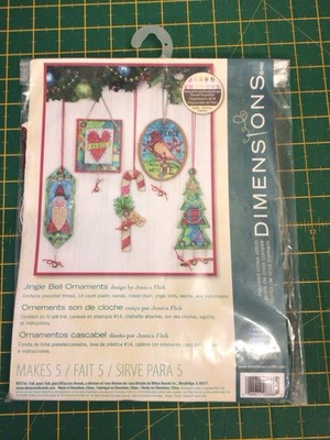 Dimensions Counted Cross Stitch - JINGLE BELL ORNAMENTS 70-08868