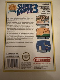 Nintendo NES Super Mario Bros. 3 Modul OVP Anleitung H&uuml;lle Classic Serie 1991