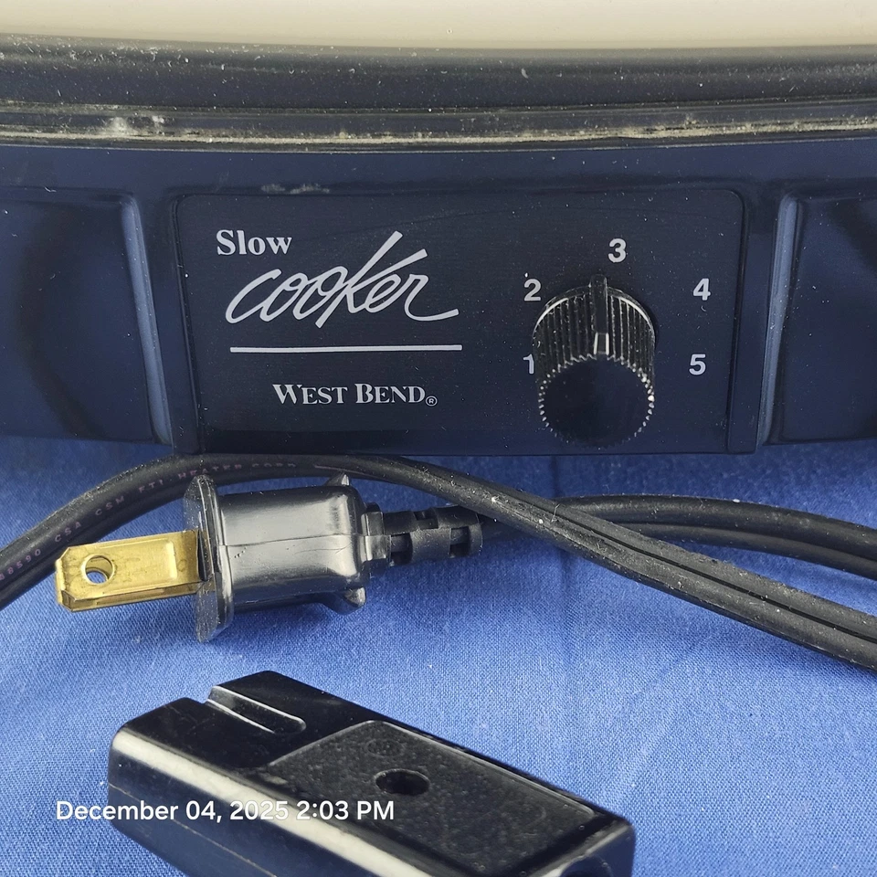 Vintage West Bend Multipurpose Slow Cooker 6qt Domed Lid Made In USA NICE - Image 2 of 4