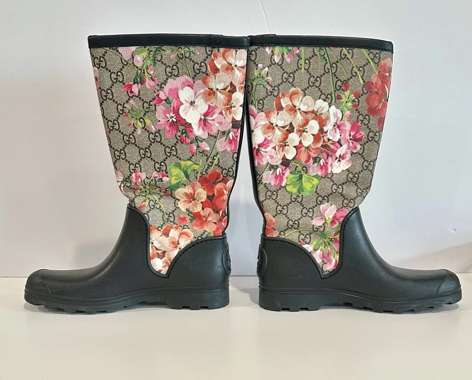 Botas de lluvia Gucci para mujer talla 35 5 Foto 3 de 4