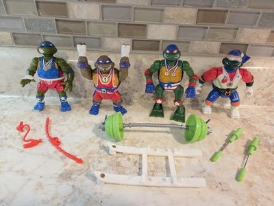 Vintage TMNT - Turtle Games lot w/accessories - Playmates - 1992