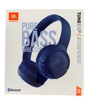 JBL Tune 510BT Wireless Bluetooth Headphones in Blue NEW OPEN BOX