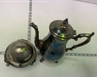 VTG FB Rogers Silver Co. Silver-Plated Small Domed Warming Dish & Lidded Teapot — photo 2