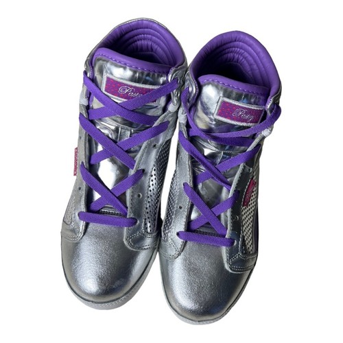 Vtg 90s Pastry Silver Fruit Fab Cookie Hi-top Limited Edition Sneakers Size 8 - Picture 6 of 12