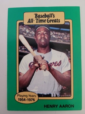 1987 Baseballs Alltime Greats Full 50-Card Set Buy Individually Or Whole Set