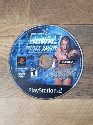 WWE SmackDown Shut Your Mouth (Sony PlayStation 2, 2002) PS2 Game Only - Tested