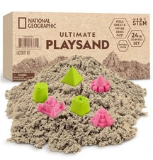 Arena lunar de National Geographic - 24 libras de Juego Arena con Moldes de Castillo (Naturaleza...