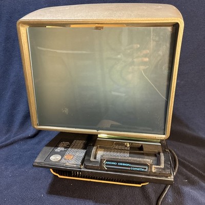 Vintage Micro Design Comette Microfiche Reader - Tested & Working!