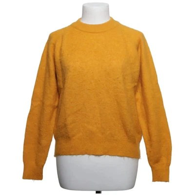 Zara, pull en tricot, taille : S, jaune, acrylique/laine d'alpaga/élasthanne/... - Photo 1/4