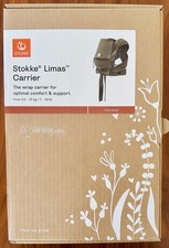 Stokke Limas Carrier Flex Infant Toddler Front And Back Soft Carrier Olive Green