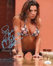 Mickie James (8x10 metallic) JSA photo signed auto autographed TNA WWF WWE