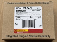 Square D Homeline HOM120PCAFI 20A AFCI Breaker