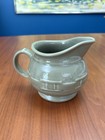 Longaberger Pottery Woven Traditions Ceramic Creamer Sage Green 4" — photo 2