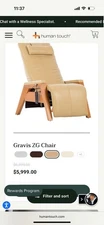 human touch zero gravity chair PC-610