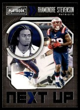 2021 Panini Playbook Next Up Rhamondre Stevenson New England Patriots #NXT-RST