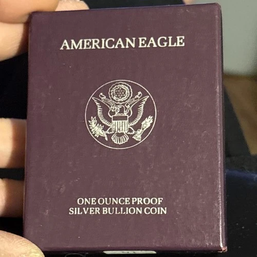1991 S American Eagle Silver Proof, in OGP w/COA #34