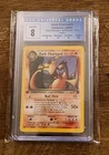 2000 POKEMON 1ST EDITION TEAM ROCKET DARK CHARIZARD HOLO 4/82 CGC 8 Old Label